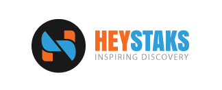 Primary HeyStaks Logo with Tagline